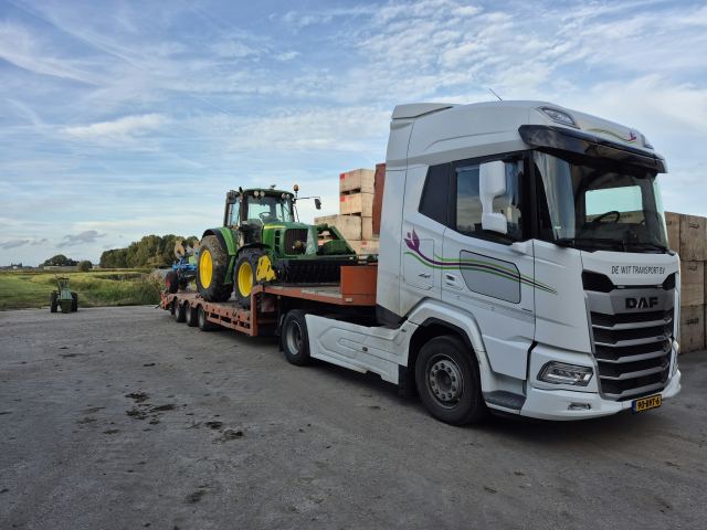 Dieplader transport